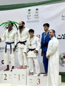 نادي الفرع يحصل على المركز الخامس في بطولة المناطق للدرجة الأولى بالجودو