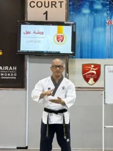 ورشة عمل للاعبين التايكوندو